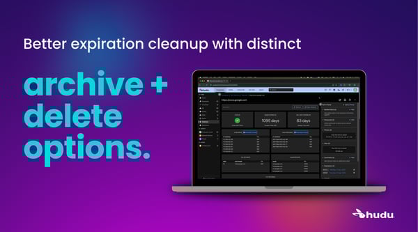 Automatic expiration archiving & new deletion option
