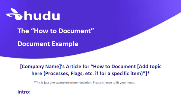 How to Document - PDF