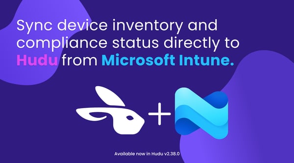 Hudu + Microsoft Intune v2.38.0-1