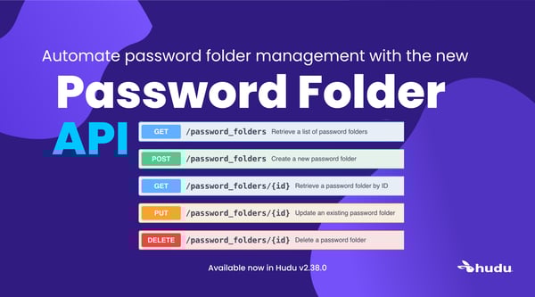 Password Folder API v2.38.0