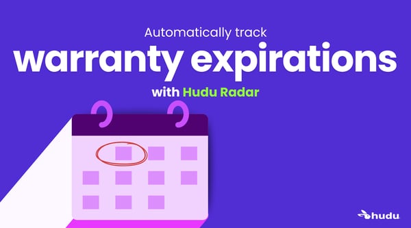 Warranty tracking 